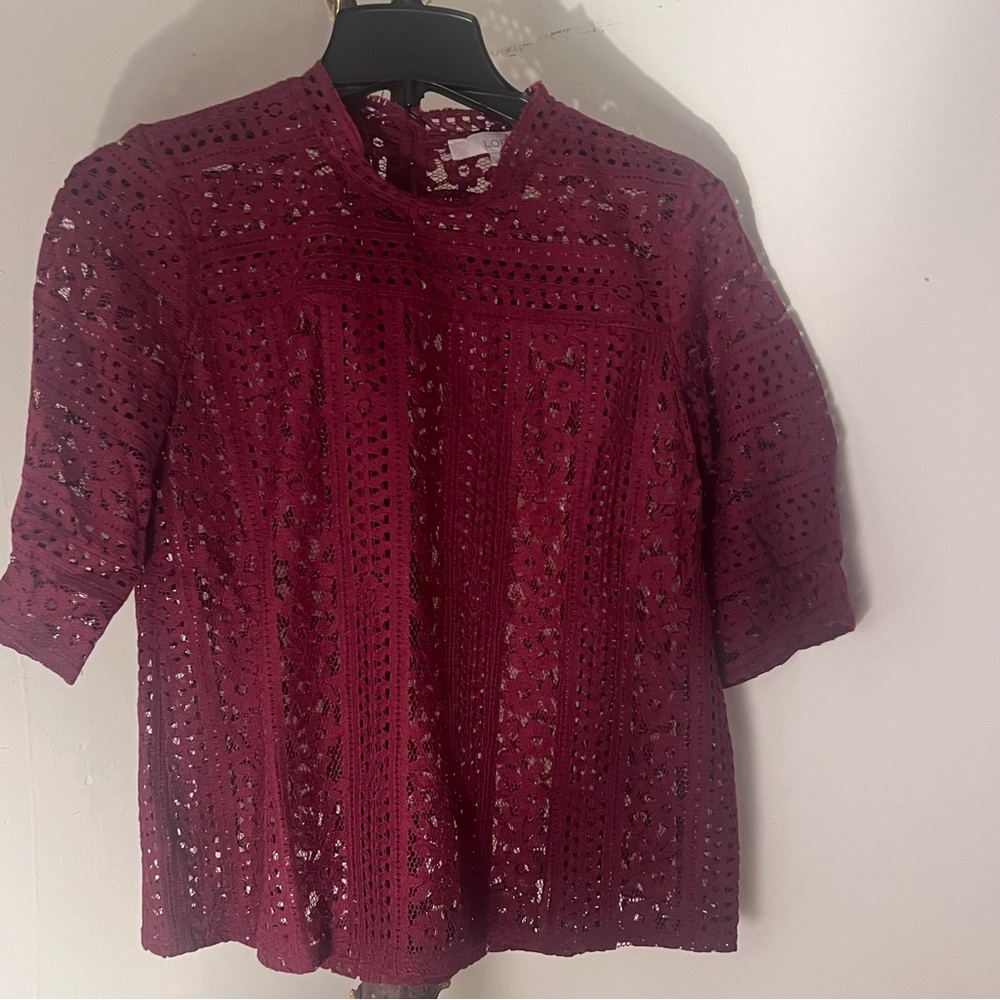 Loft Ann Tylor Lace Top